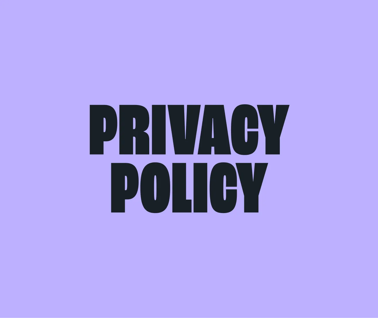 Privacy Policy - Mighty Kind